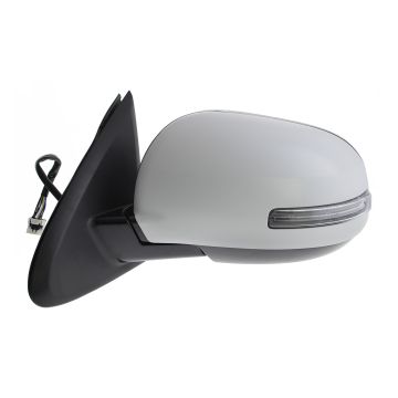 Door Mirror Assembly Left w/Turn Signal Lamps Power Folding w/Cover for Mitsubishi Outlander 2016-2017