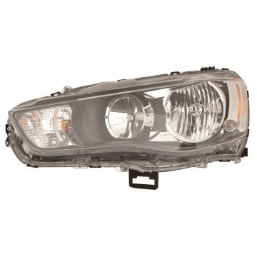Headlight Assembly Composite Left Halogen CAPA for Mitsubishi Outlander 2010-2013