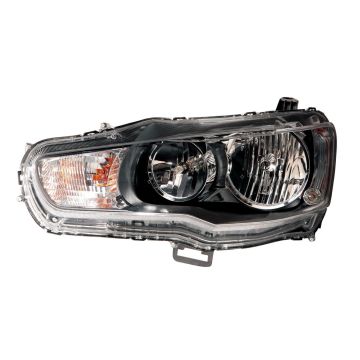 Headlight Assembly Composite Left From 11-2-08 Halogen CAPA for Mitsubishi Lancer 2009-2017