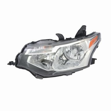 Headlight Assembly Composite Left Halogen CAPA for Mitsubishi Outlander 2014-2015