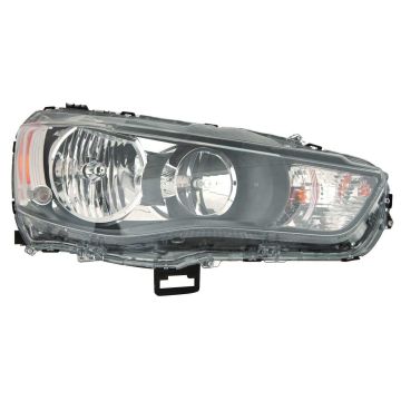 Headlight Assembly Composite Right Halogen CAPA for Mitsubishi Outlander 2010-2013