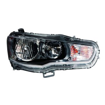 Headlight Assembly Composite Right From 11-2-08 Halogen CAPA for Mitsubishi Lancer 2009-2017