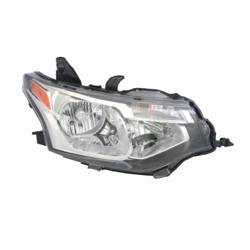Headlight Assembly Composite Right Halogen CAPA for Mitsubishi Outlander 2014-2015