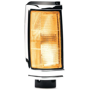 Parking Light Assembly Right Chrome & Black for Dodge Ram 50 Mitsubishi Mighty Max