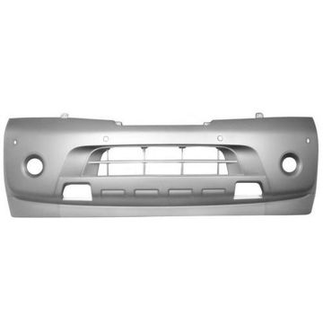 Bumper Cover Front w/Distance Sensors Primed CAPA for Nissan Armada 2008-2015