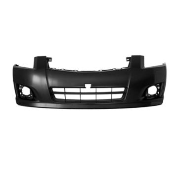 Bumper Cover Front Primed CAPA for Nissan Sentra 2007-2012