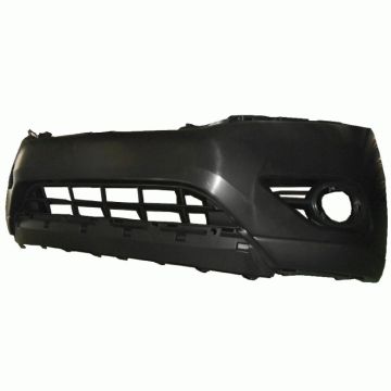 Bumper Cover Front w/Parking Sensors w/o Trailer Tow Pkg Smooth Upper Textured Lower Primed for Nissan Pathfinder 2013-2016