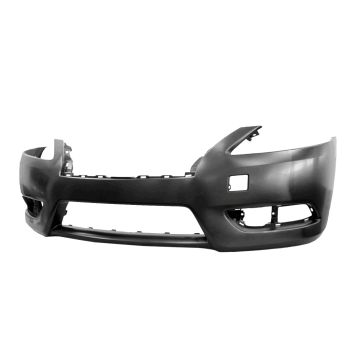 Bumper Cover Front Primed for Nissan Sentra S SL SV 2013-2015