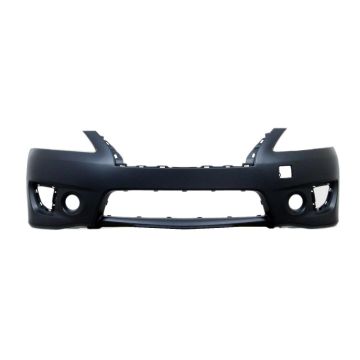 Bumper Cover Front Sport Type Primed for Nissan Sentra SR 2013-2015