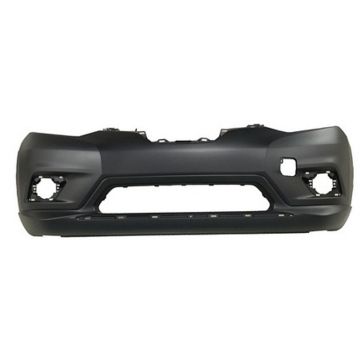 Bumper Cover Front Primed for Nissan Rogue 2014-2016