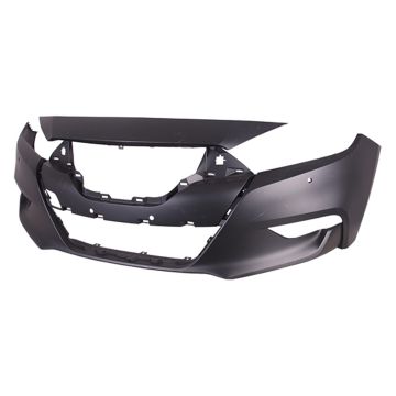 Bumper Cover Front w/Park Distance Sensors Primed for Nissan Maxima SL Platinum SV SR 2016-2018