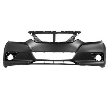 Bumper Cover Front w/o Distance Sensors Primed CAPA for Nissan Altima 2016-2018