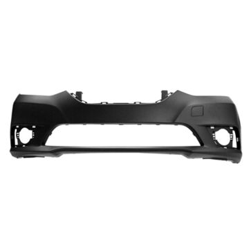 Bumper Cover Front Primed CAPA for Nissan Sentra 2016-2019
