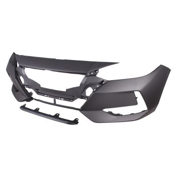 Bumper Cover Front w/o Camera Primed CAPA for Nissan Sentra S SV S Plus 2020-2023