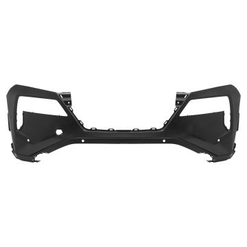 Bumper Cover Front w/Distance Sensors Primed Japan Built CAPA for Nissan Rogue SL 2021-2023