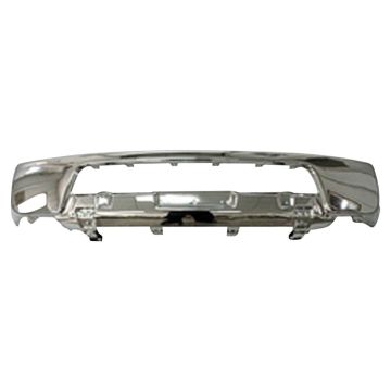 Bumper Face Bar Front w/o Fog Lamps Chrome for Nissan Frontier 2005-2008
