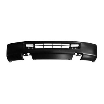 Bumper Face Bar Front w/o Appearance Pkg Black for Nissan NV1500 NV2500 NV3500