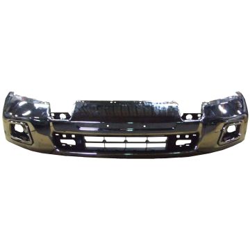 Bumper Face Bar Front w/Parking Sensor Chrome for Nissan TITAN XD Crew Cab Pickup Extended Cab Pickup 2016-2019