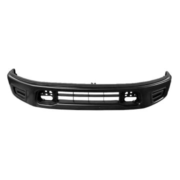 Bumper Face Bar Front w/o Parking Sensors Black for Nissan TITAN 2017-2019