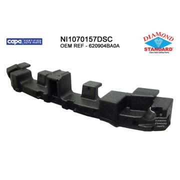 Bumper Impact Absorber Front CAPA for Nissan Rogue 2014-2016