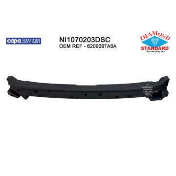 Bumper Impact Absorber Front Lower Impact Absorber CAPA for Nissan Pathfinder 2022-2024