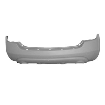 Bumper Cover Rear Includes Mounting Clips & Screws Primed CAPA for Nissan Murano 2006-2007
