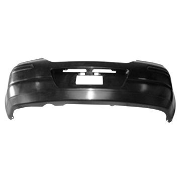 Bumper Cover Rear w/o Sport Pkg Primed CAPA for Nissan Versa Hatchback 2007-2012