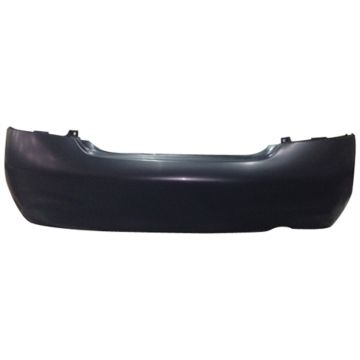 Bumper Cover Rear w/o Park Assist Sensor Holes Primed for Nissan Versa Sedan 2012-2014