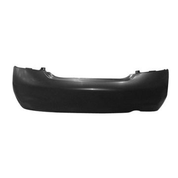 Bumper Cover Rear w/o Park Assist Sensor Holes Primed CAPA for Nissan Versa Sedan 2012-2014