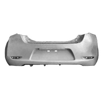 Bumper Cover Rear Primed for Nissan LEAF 2013-2017