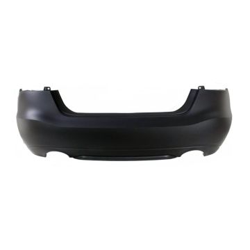 Bumper Cover Rear w/o Rear Object Sensors Primed CAPA for Nissan Maxima S 2016-2018