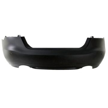 Bumper Cover Rear w/Rear Object Sensors Primed CAPA for Nissan Maxima SL Platinum SV SR 2016-2018