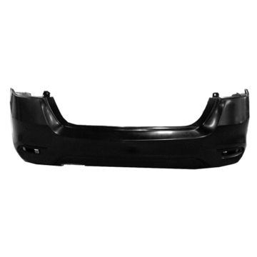 Bumper Cover Rear Sport Type Primed for Nissan Sentra 2016-2019