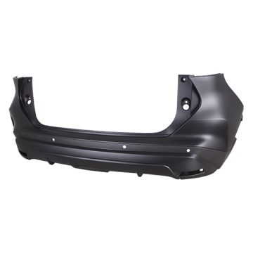Bumper Cover Rear w/Parking Sensors Primed CAPA for Nissan Kicks 2021-2024