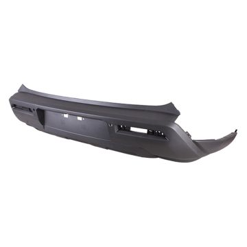 Bumper Cover Rear w/o Towing Hitch Black for Nissan Pathfinder 2022-2024
