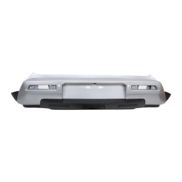 Bumper Cover Rear w/o Towing Hitch Silver for Nissan Pathfinder 2022-2024