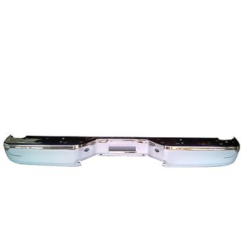 Bumper Face Bar Rear w/o Big Tow Pkg w/o Distance Sensors Face Bar Only Chrome for Nissan TITAN SE SV 2008-2015