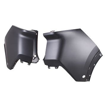 Bumper Cover Rear Left Primed Japan Built CAPA for Nissan Rogue Platinum 2021-2023