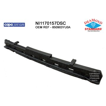 Bumper Impact Absorber Rear CAPA for Nissan Sentra 2016-2018