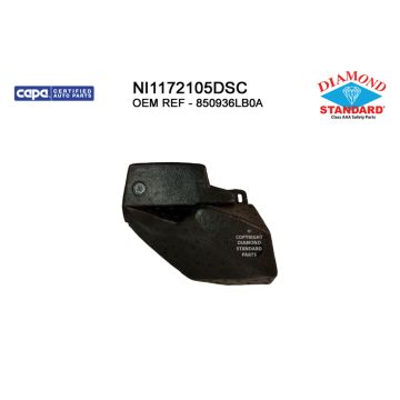 Bumper Impact Absorber Rear Left CAPA for Nissan Sentra 2020-2023
