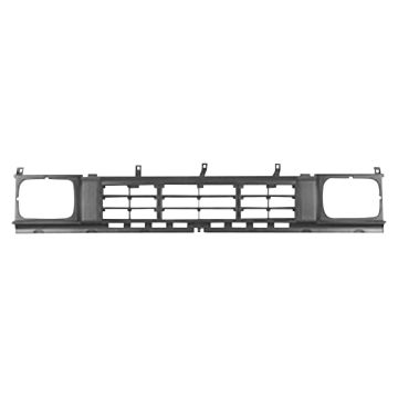 Grille Assembly Hardbody Black for Nissan D21 1986-1989