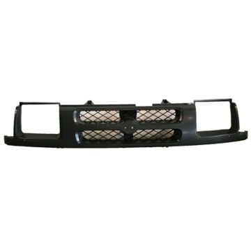 Grille Assembly w/o Emblem Dark Gray for Nissan Xterra 2000-2001