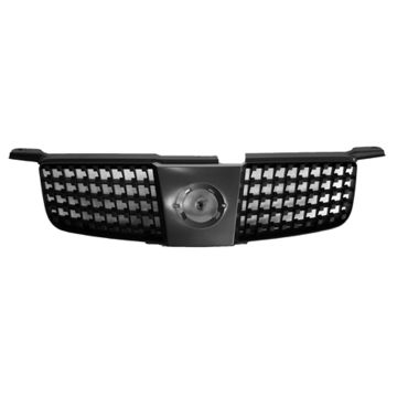 Grille Assembly Silver & Black for Nissan Sentra S Base 2004-2005