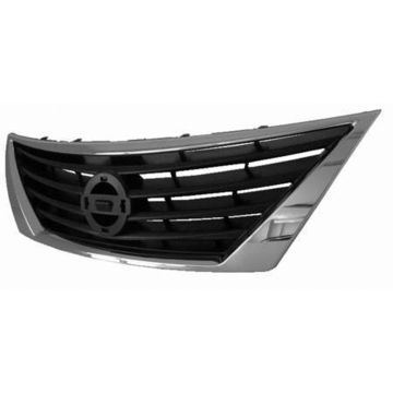 Grille Assembly for Nissan Versa Sedan 1.6 SL 1.6 SV 2012-2014