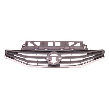 Grille Assembly CAPA for Nissan Versa Note S SL SV S Plus 2014-2016