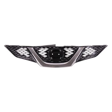 Grille Assembly w/o Adaptive Cruise Control w/o Surround View CAPA for Nissan Qashqai Rogue Sport