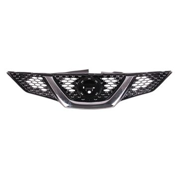 Grille Assembly w/o Intelligent Cruise Control w/Around View Monitor CAPA for Nissan Qashqai Rogue Sport