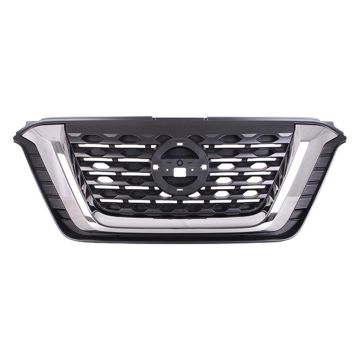 Grille Assembly Chrome Moulding CAPA for Nissan Kicks S SV 2018-2020