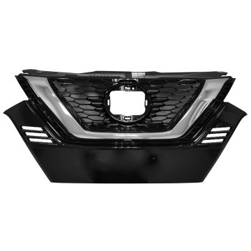 Grille Assembly w/o Front View Camera w/o Emblem CAPA for Nissan Qashqai Rogue Sport