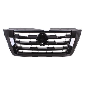 Grille Assembly w/Midnight Edition Pkg CAPA for Nissan Armada Midnight Edition SL 2021-2023